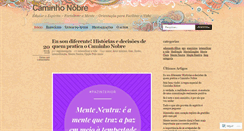 Desktop Screenshot of caminhonobre.com.br